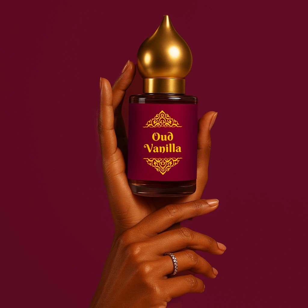 Oudh Vanilla Roll On Attar 5ml By Icon Perfume- icon perfumes